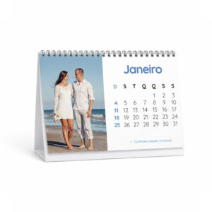 Calendário Fotográfico de Mesa 18x10