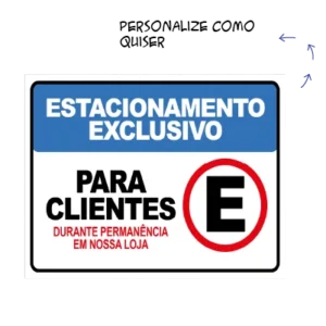 Placas de Sinalização de Poliestireno 1mm